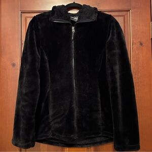 32 Degrees Heat Fuzzy Black Zip Up Jacket (Women’s M)